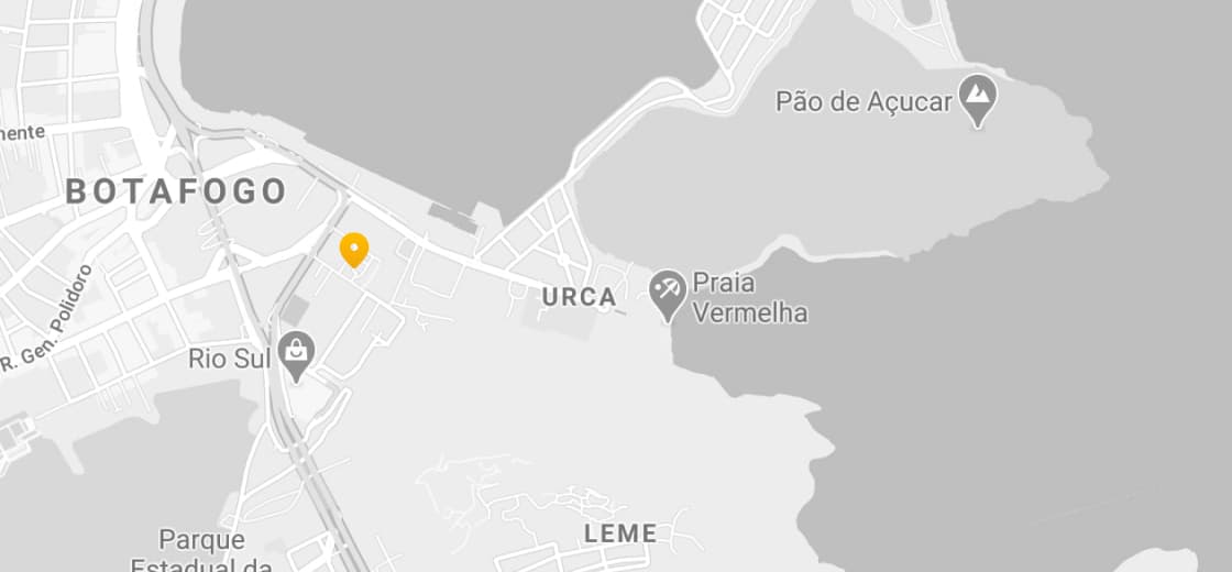 mapa marcando o endereço em Rua dos Bobos, 0 - Rio de Janeiro - RJ